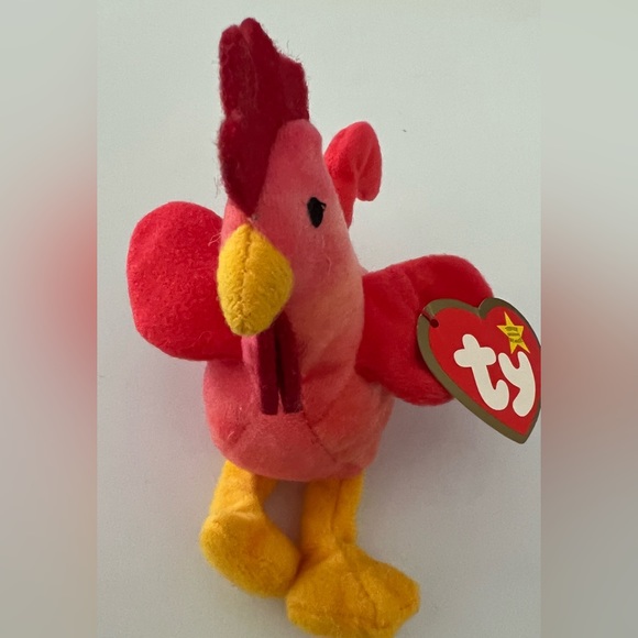 TY Beanie Babies Collection-Strut the Rooster - Picture 1 of 5